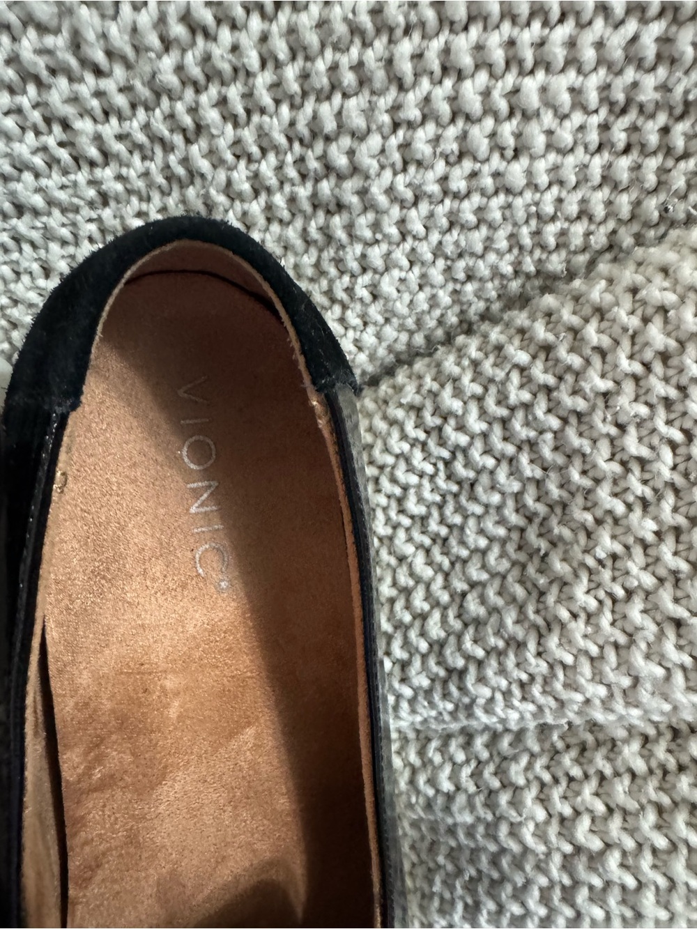 Vionic Black Patent Slip-On‎ Loafers - Picture 3 of 5